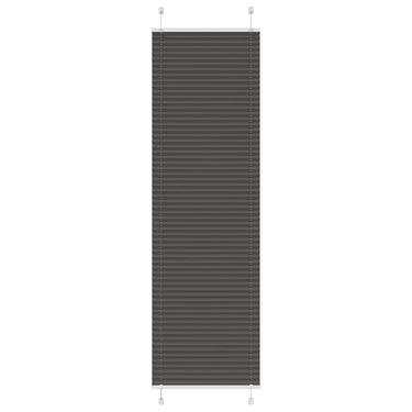 Vidaxl plissé rolgordijn 55x200 cm stofbreedte 54,4 cm polyester zwart