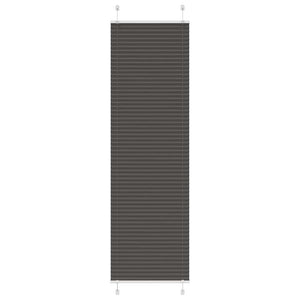 Vidaxl plissé rolgordijn 65x200 cm stofbreedte 64,4 cm polyester zwart