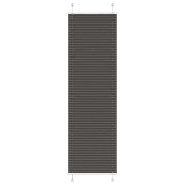 Vidaxl plissé rolgordijn 65x200 cm stofbreedte 64,4 cm polyester zwart