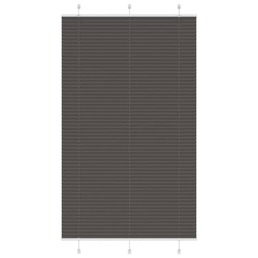 Vidaxl plissé rolgordijn 115x200cm stofbreedte 114,4cm polyester zwart