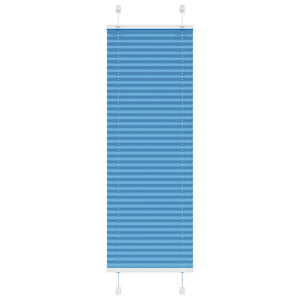 Vidaxl plissé rolgordijn 45x100 cm stofbreedte 44,4 cm polyester blauw