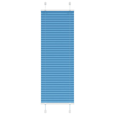 Vidaxl plissé rolgordijn 45x100 cm stofbreedte 44,4 cm polyester blauw