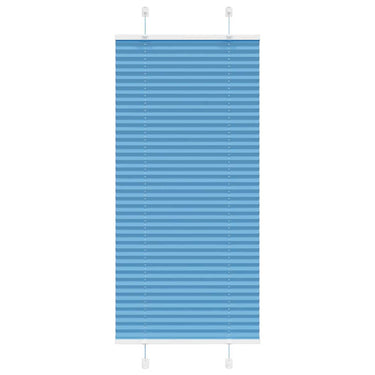 Vidaxl plissé rolgordijn 65x100 cm stofbreedte 64,4 cm polyester blauw