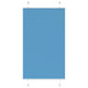 Vidaxl plissé rolgordijn 70x100 cm stofbreedte 69,4 cm polyester blauw
