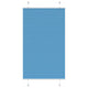 Vidaxl plissé rolgordijn 80x100 cm stofbreedte 79,4 cm polyester blauw