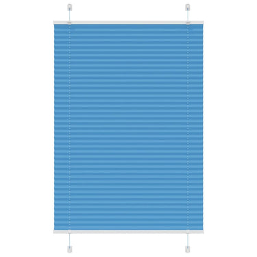Vidaxl plissé rolgordijn 95x100 cm stofbreedte 94,4 cm polyester blauw