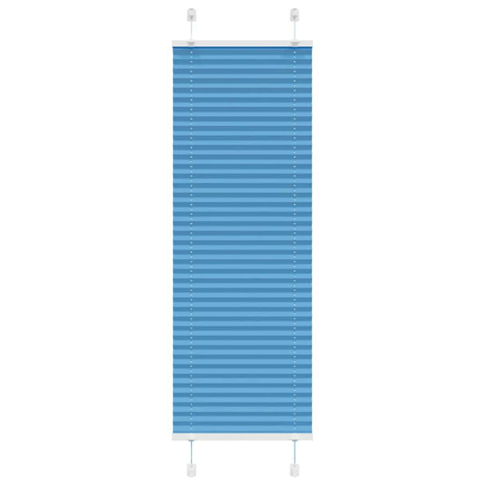 Vidaxl plissé rolgordijn 50x150 cm stofbreedte 49,4 cm polyester blauw