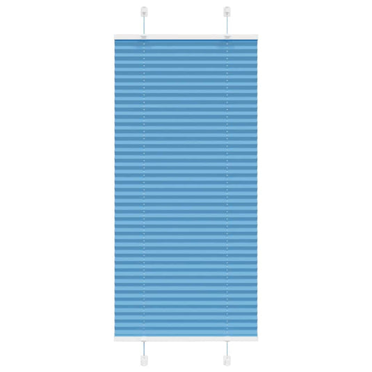 Vidaxl plissé rolgordijn 55x150 cm stofbreedte 54,4 cm polyester blauw