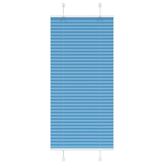 Vidaxl plissé rolgordijn 65x150 cm stofbreedte 64,4 cm polyester blauw