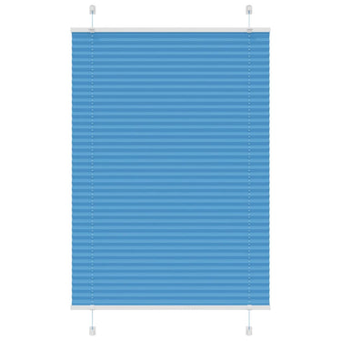 Vidaxl plissé rolgordijn 90x150 cm stofbreedte 89,4 cm polyester blauw