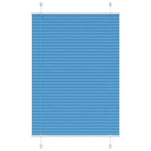 Vidaxl plissé rolgordijn 95x150 cm stofbreedte 94,4 cm polyester blauw
