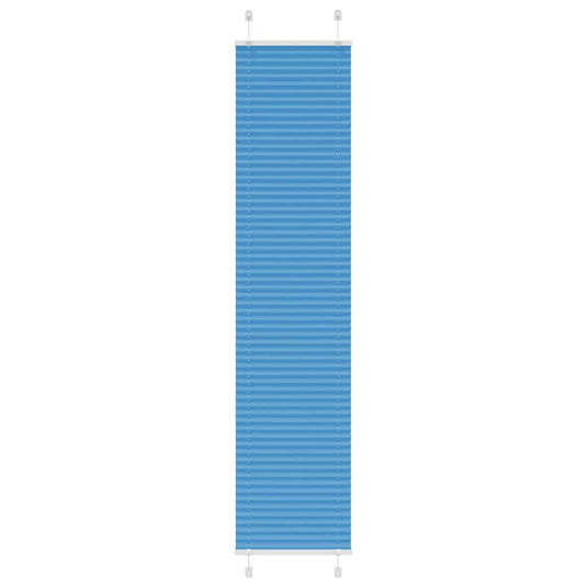 Vidaxl plissé rolgordijn 45x200 cm stofbreedte 44,4 cm polyester blauw