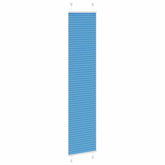 Vidaxl plissé rolgordijn 45x200 cm stofbreedte 44,4 cm polyester blauw