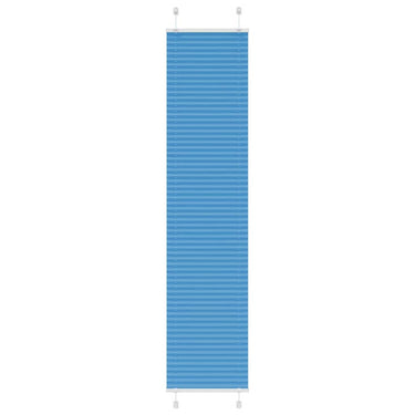 Vidaxl plissé rolgordijn 50x200 cm stofbreedte 49,4 cm polyester blauw