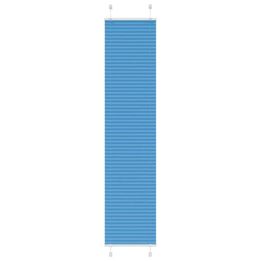 Vidaxl plissé rolgordijn 50x200 cm stofbreedte 49,4 cm polyester blauw