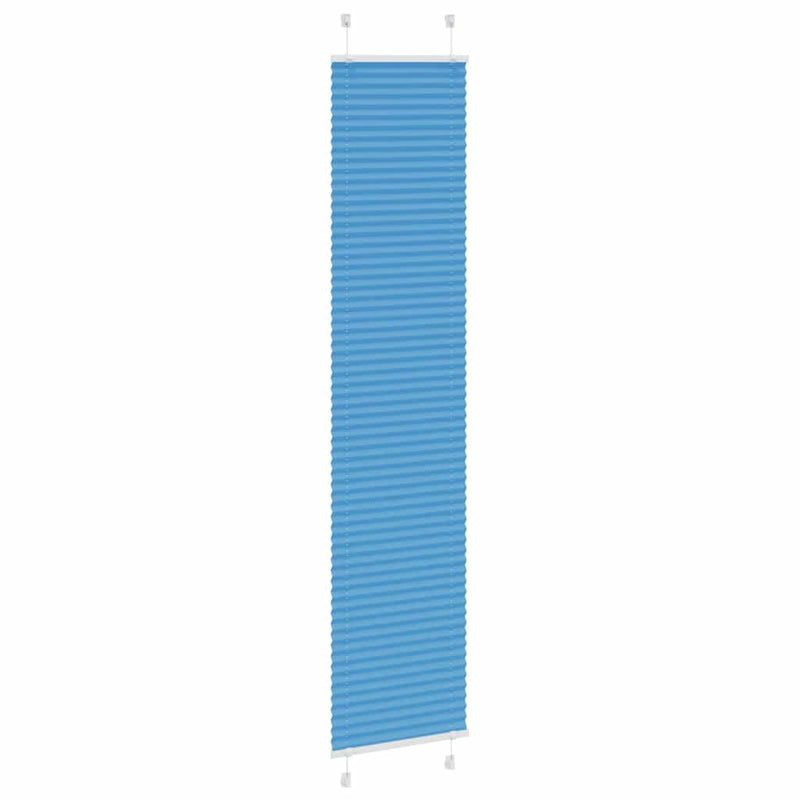 Chargez l'image dans la visionneuse de la galerie, Vidaxl plissé rolgordijn 50x200 cm stofbreedte 49,4 cm polyester blauw
