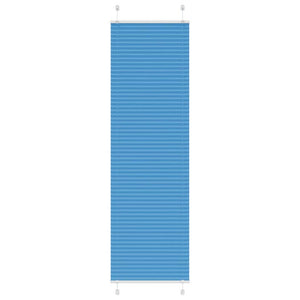 Vidaxl plissé rolgordijn 65x200 cm stofbreedte 64,4 cm polyester blauw
