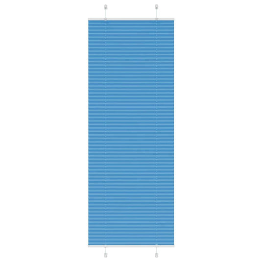 Vidaxl plissé rolgordijn 70x200 cm stofbreedte 69,4 cm polyester blauw