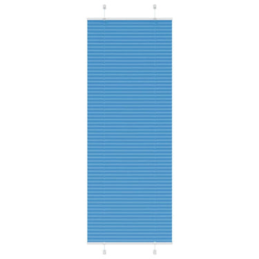 Vidaxl plissé rolgordijn 75x200 cm stofbreedte 74,4 cm polyester blauw