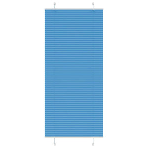 Vidaxl plissé rolgordijn 100x200cm stofbreedte 99,4 cm polyester blauw
