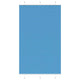 Vidaxl plissé rolgordijn 120x200cm stofbreedte 119,4cm polyester blauw