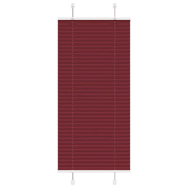Vidaxl plissé rolgordijn 60x100 cm stofbreedte 59,4 cm bordeauxrood