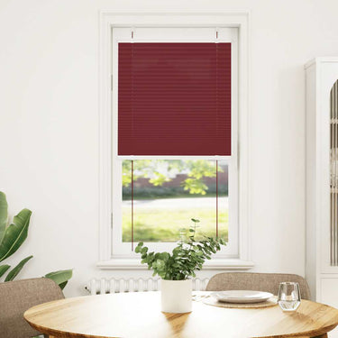 Vidaxl plissé rolgordijn 60x100 cm stofbreedte 59,4 cm bordeauxrood