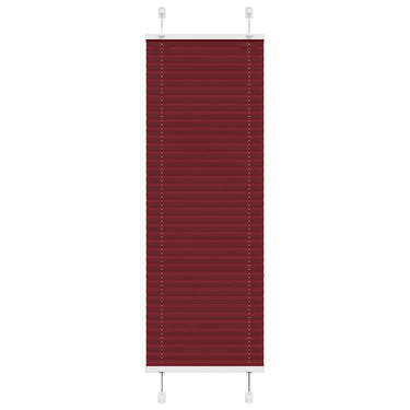 Vidaxl plissé rolgordijn 45x150 cm stofbreedte 44,4 cm bordeauxrood
