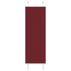 Vidaxl plissé rolgordijn 50x150 cm stofbreedte 49,4 cm bordeauxrood