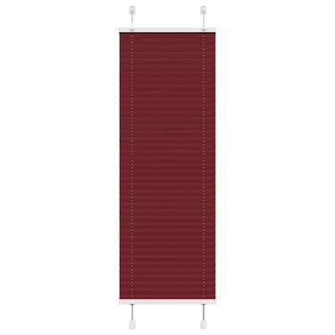 Vidaxl plissé rolgordijn 50x150 cm stofbreedte 49,4 cm bordeauxrood