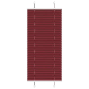 Vidaxl plissé rolgordijn 55x150 cm stofbreedte 54,4 cm bordeauxrood