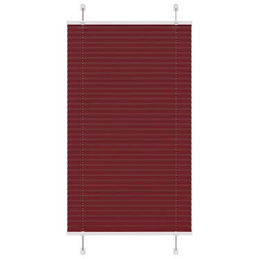 Vidaxl plissé rolgordijn 70x150 cm stofbreedte 69,4 cm bordeauxrood