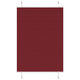 Vidaxl plissé rolgordijn 85x150 cm stofbreedte 84,4 cm bordeauxrood