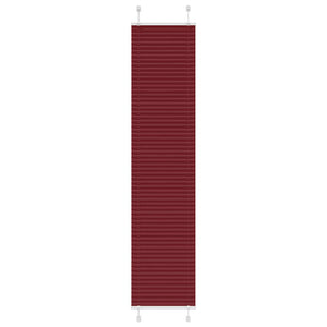 Vidaxl plissé rolgordijn 50x200 cm stofbreedte 49,4 cm bordeauxrood