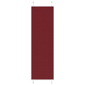 Vidaxl plissé rolgordijn 55x200 cm stofbreedte 54,4 cm bordeauxrood