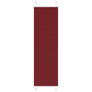 Vidaxl plissé rolgordijn 65x200 cm stofbreedte 64,4 cm bordeauxrood