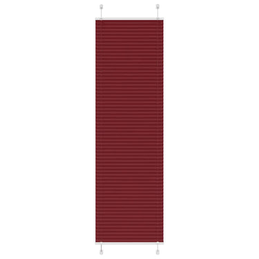Vidaxl plissé rolgordijn 65x200 cm stofbreedte 64,4 cm bordeauxrood