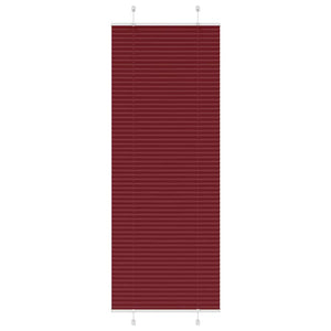 Vidaxl plissé rolgordijn 70x200 cm stofbreedte 69,4 cm bordeauxrood