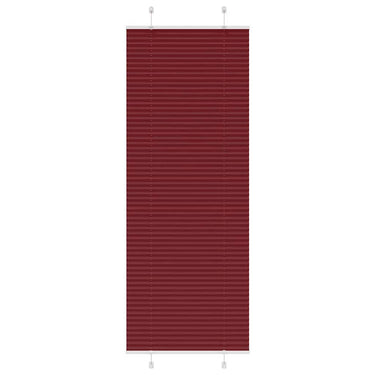 Vidaxl plissé rolgordijn 80x200 cm stofbreedte 79,4 cm bordeauxrood
