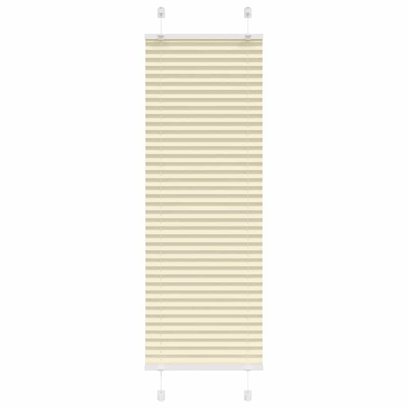 ギャラリービューアに画像をロードする, Vidaxl plissé rolgordijn 40x150 cm stofbreedte 39,4 cm polyester crème
