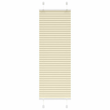Vidaxl plissé rolgordijn 50x150 cm stofbreedte 49,4 cm polyester crème