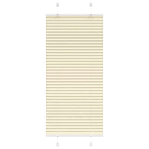Vidaxl plissé rolgordijn 55x150 cm stofbreedte 54,4 cm polyester crème