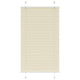 Vidaxl plissé rolgordijn 75x150 cm stofbreedte 74,4 cm polyester crème
