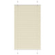 Vidaxl plissé rolgordijn 80x150 cm stofbreedte 79,4 cm polyester crème