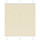 Vidaxl plissé rolgordijn 115x150cm stofbreedte 114,4cm polyester crème