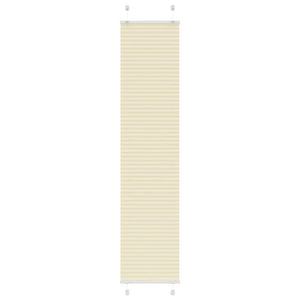 Vidaxl plissé rolgordijn 45x200 cm stofbreedte 44,4 cm polyester crème