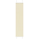 Vidaxl plissé rolgordijn 45x200 cm stofbreedte 44,4 cm polyester crème