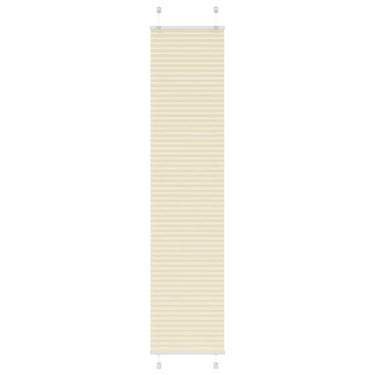 Vidaxl plissé rolgordijn 50x200 cm stofbreedte 49,4 cm polyester crème