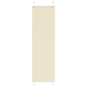 Vidaxl plissé rolgordijn 55x200 cm stofbreedte 54,4 cm polyester crème