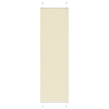 Vidaxl plissé rolgordijn 55x200 cm stofbreedte 54,4 cm polyester crème